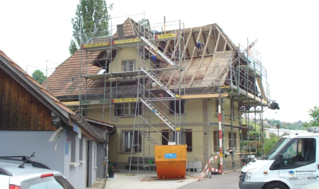 Energetische Steildachsanierung einfamilienhaus