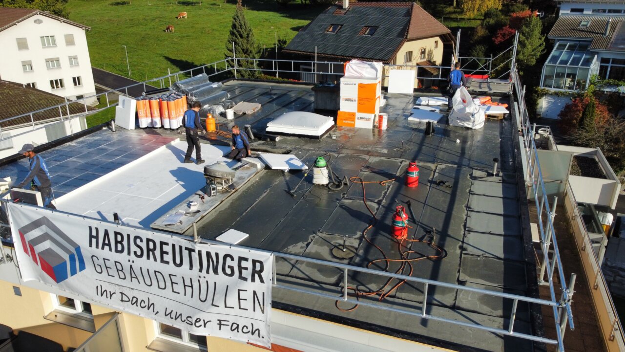 Flachdach energetisch sanieren