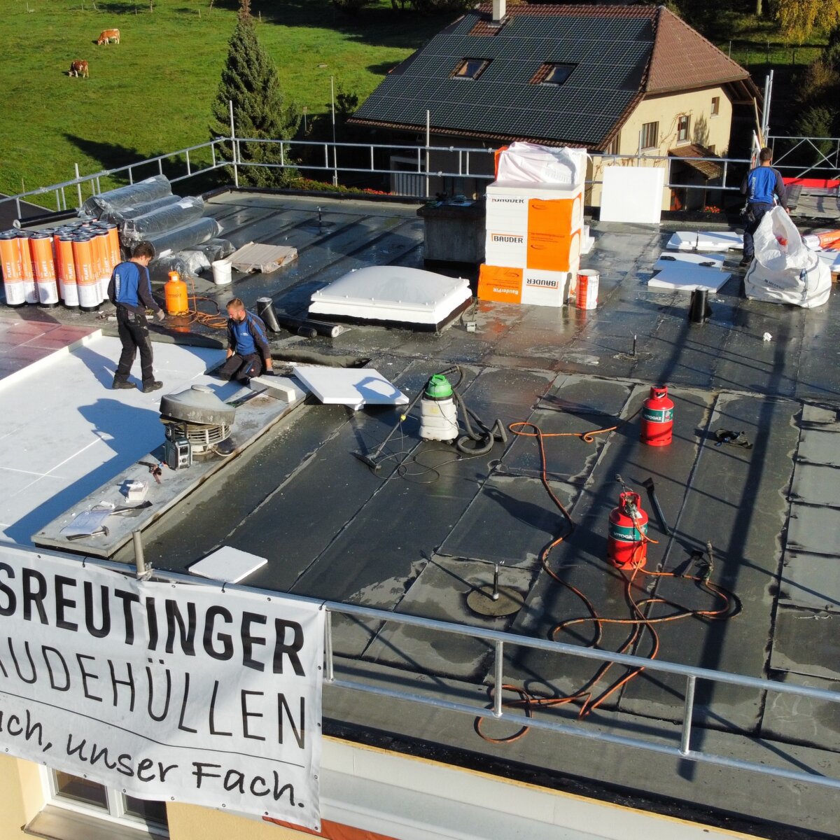 Flachdach energetisch sanieren