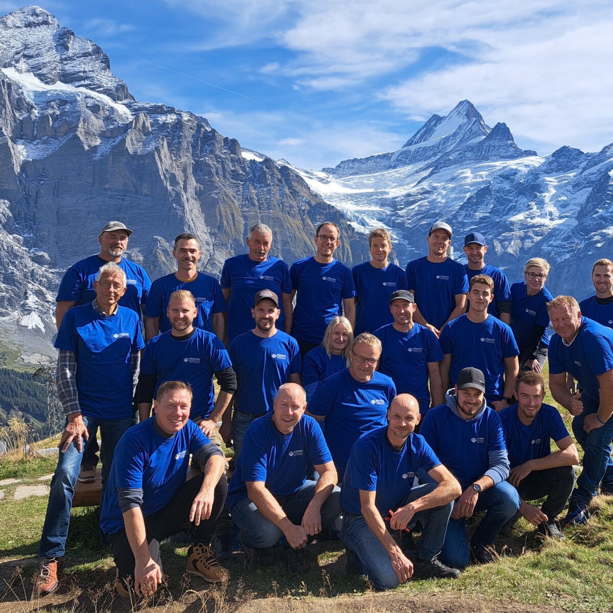 A unternehmen ueber uns teamfoto