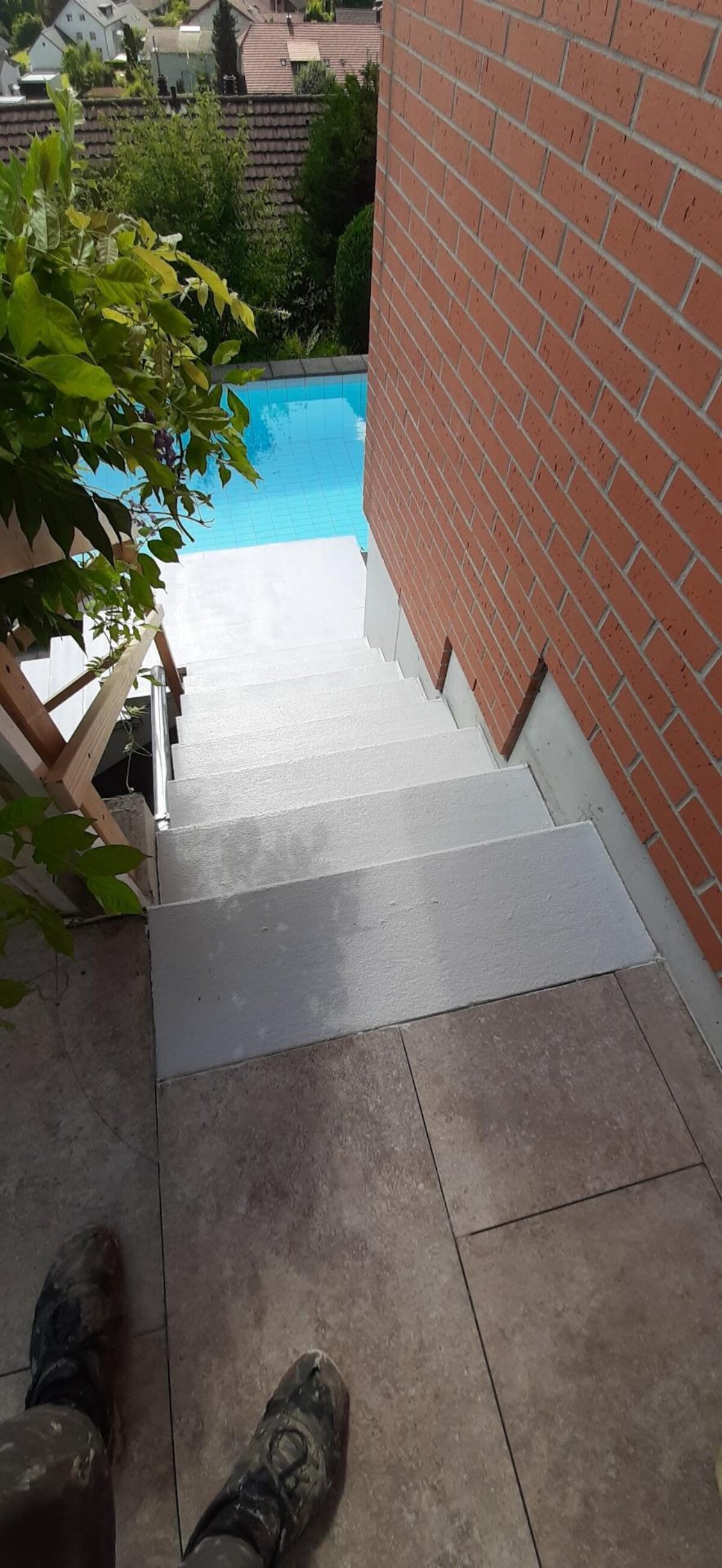 weil die treppe ist nicht genormt